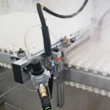 Pneumatic Conveyor Belt Tool steaming a conveyor belt