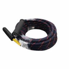 Premium Steam Hose. Black with small red lines