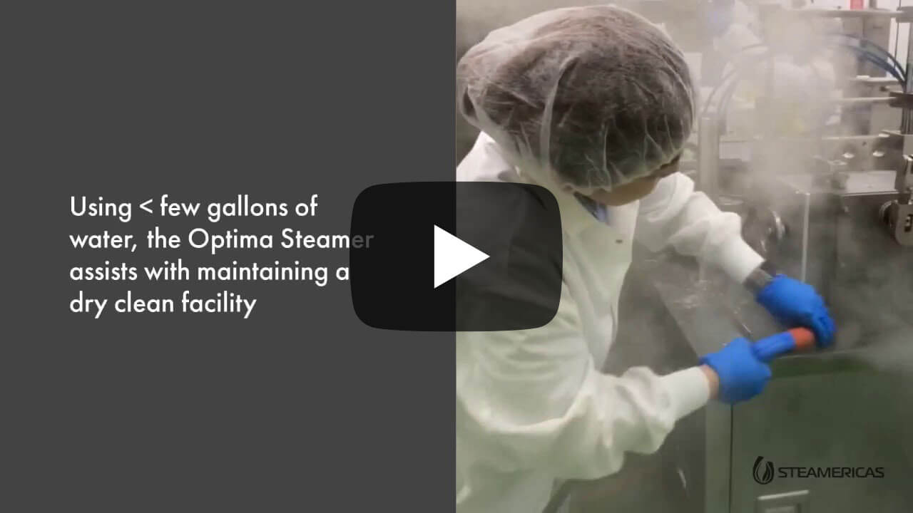 Dumpling and Noodle Machine Cleaning by the Optima Steamer